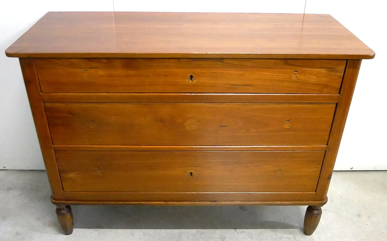 Dresser in antique solid elm, Mid 19th century 15