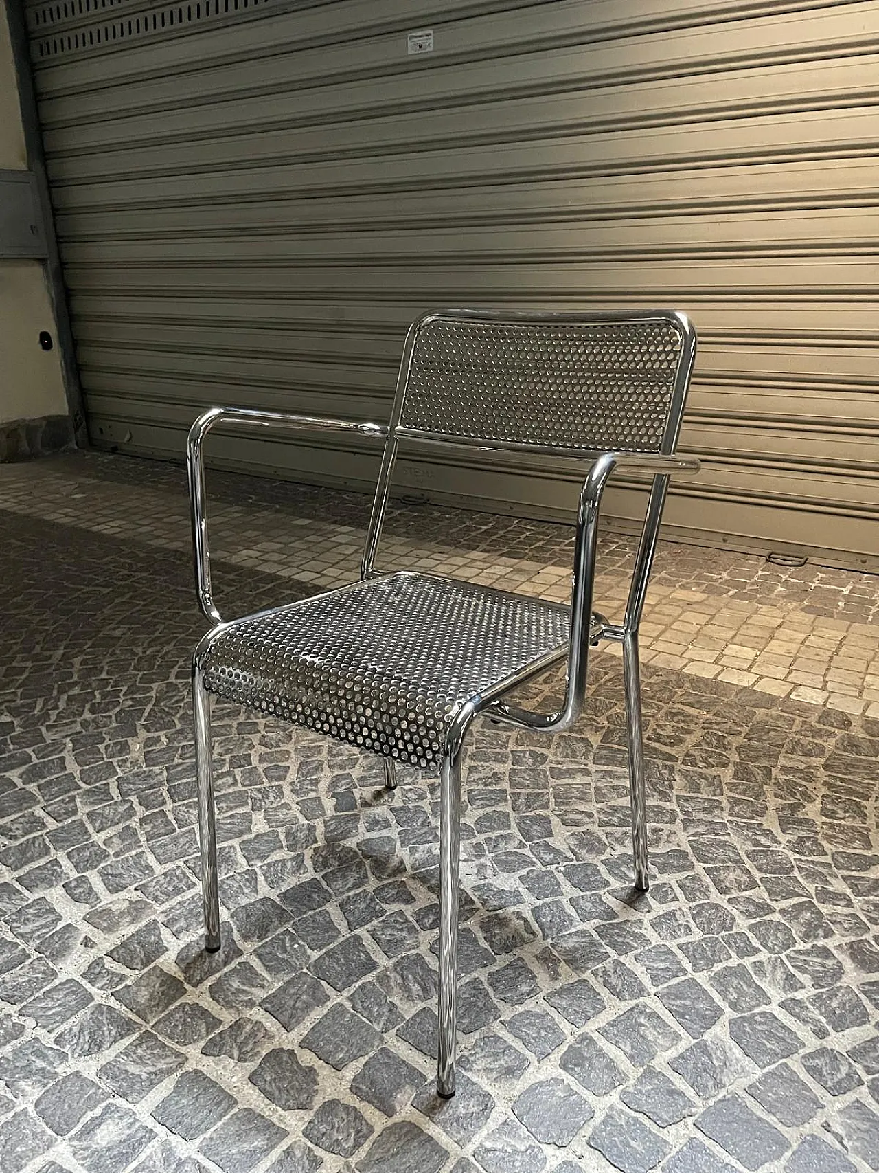 4 steel chairs, 90s 10