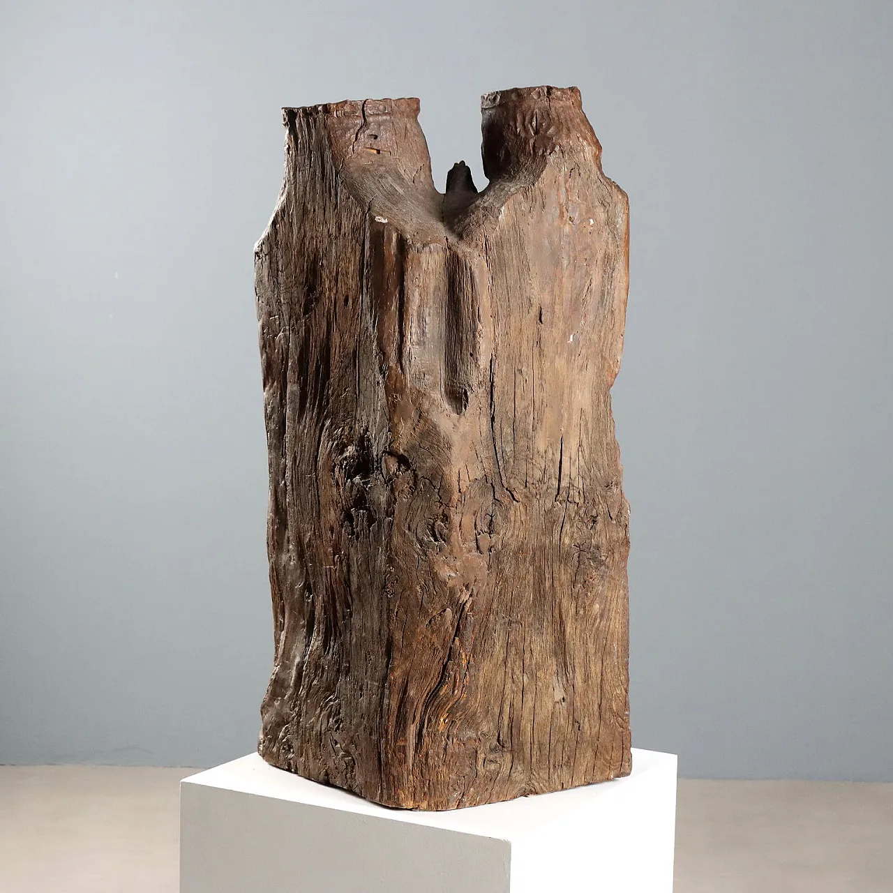 Madonna with Child, Neo-Gothic wooden sculpture, 19th century 9