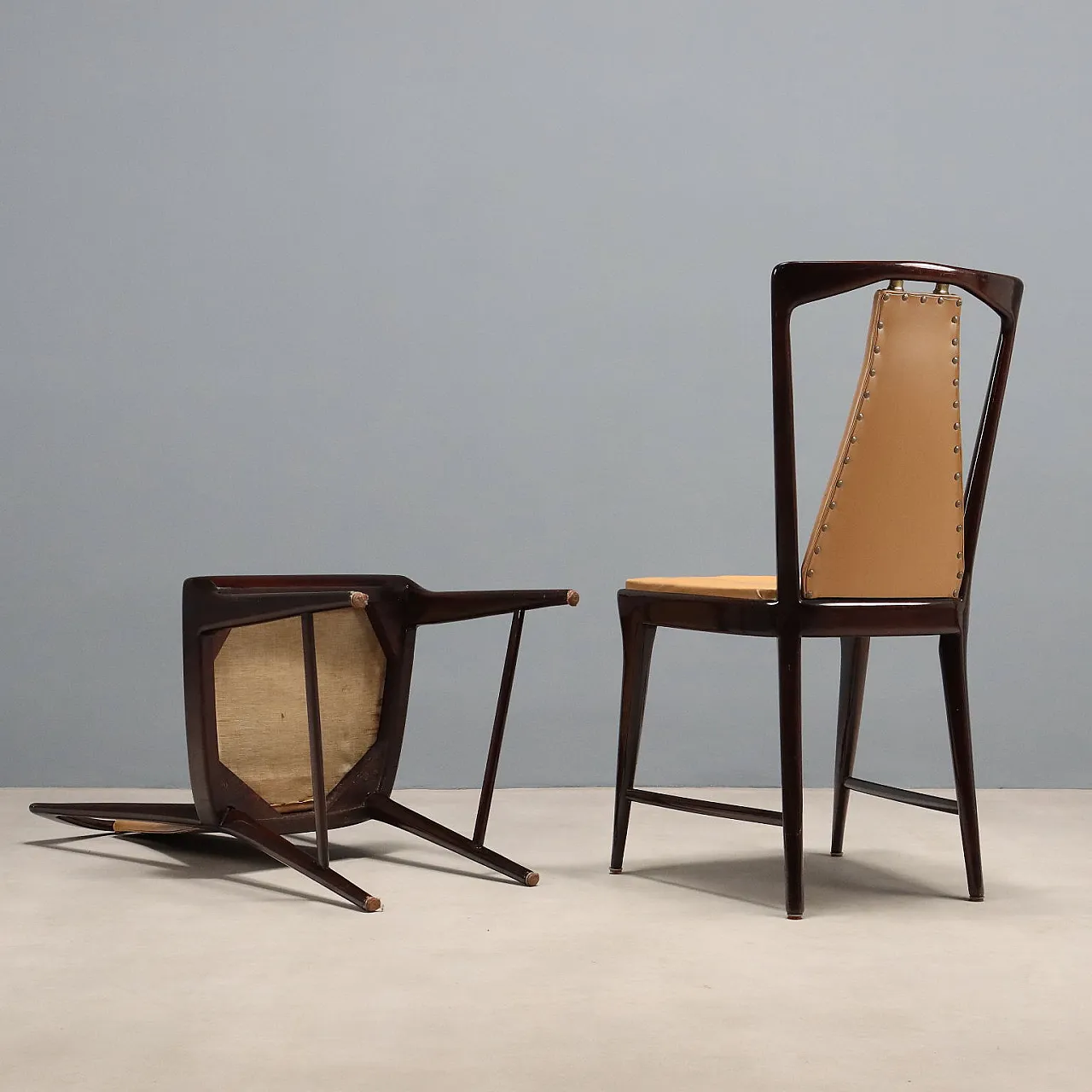 6 Chairs by Osvaldo Borsani, 1950s 10