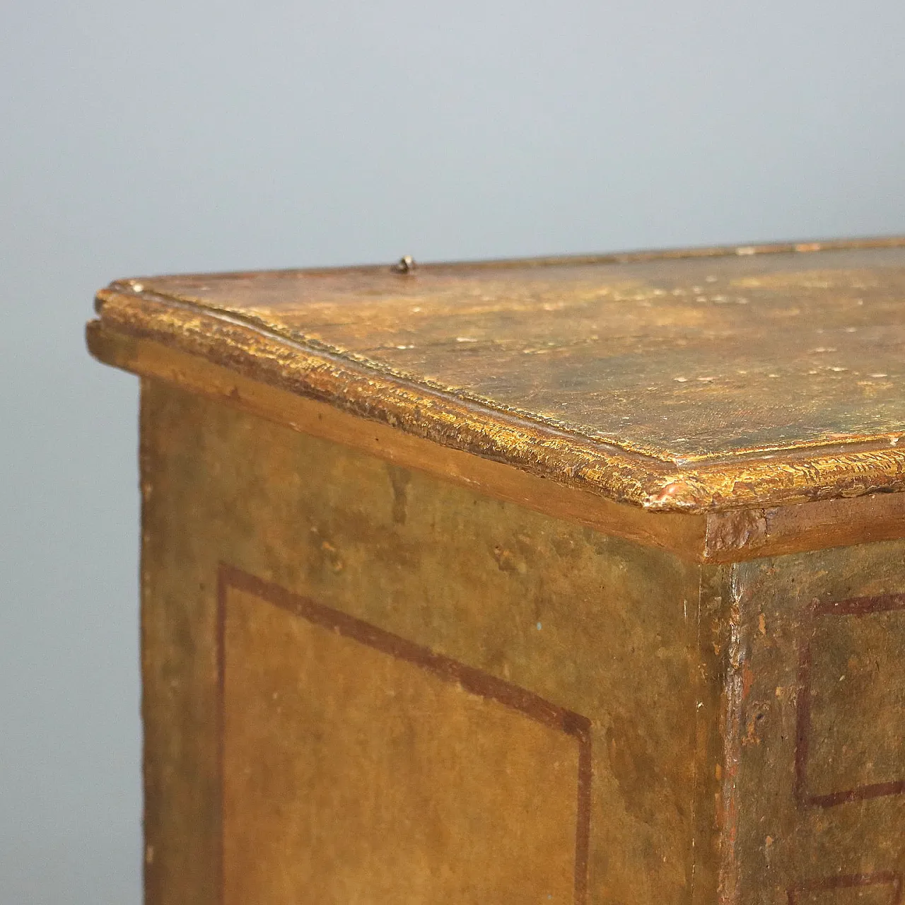Baroque sideboard in lacquered poplar, 18th century 5