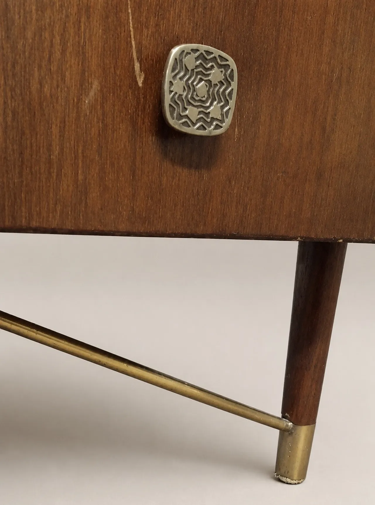 Italian 1940s desk with marble top 4