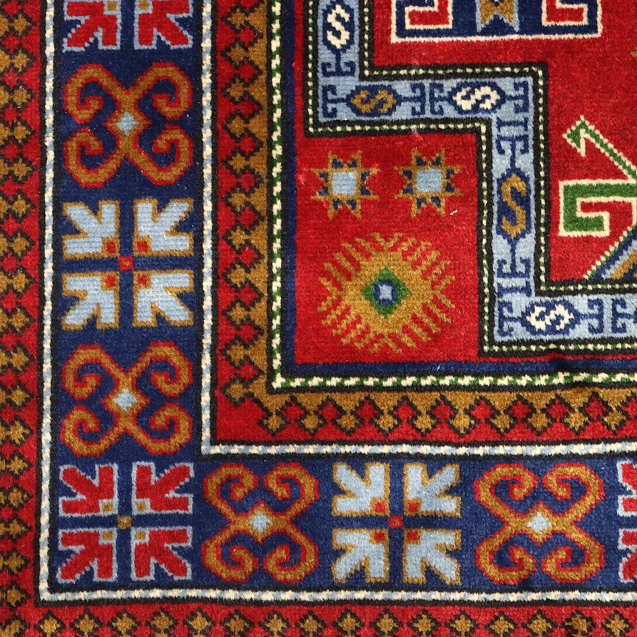 Shirwan rug in cotton and wool, 20th century 6