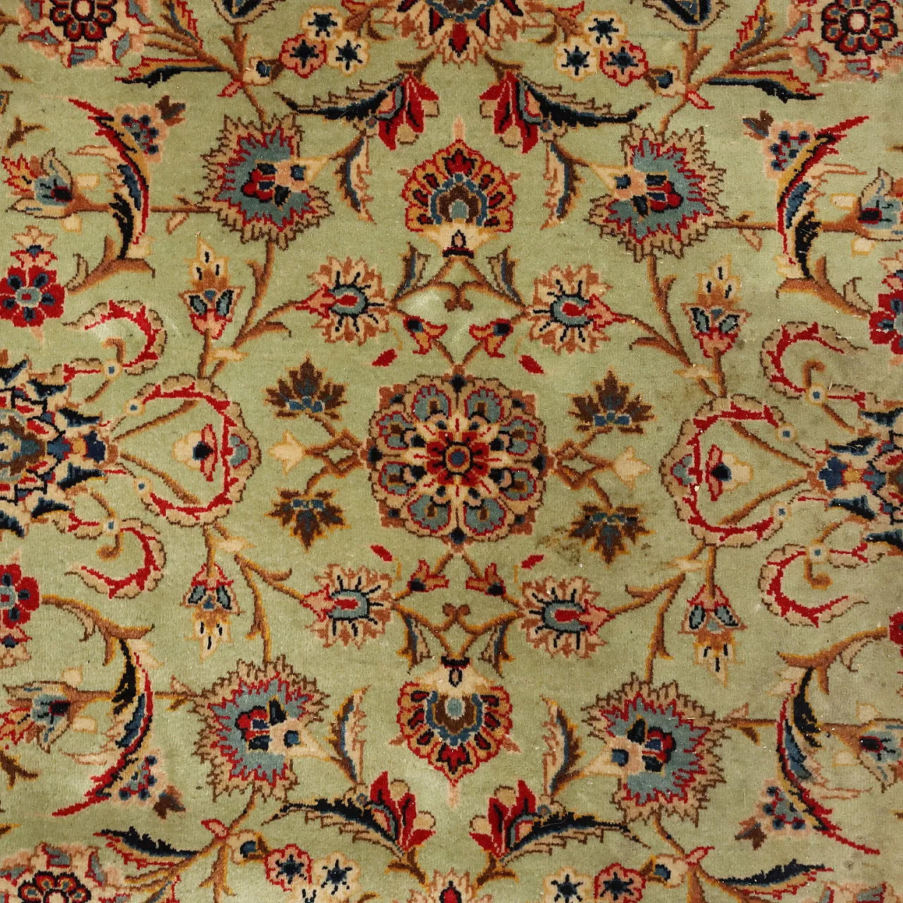 Keshan carpet in cotton and wool, 20th century 4