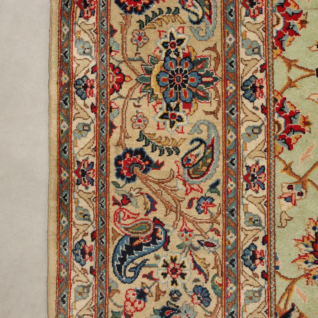 Keshan carpet in cotton and wool, 20th century 6