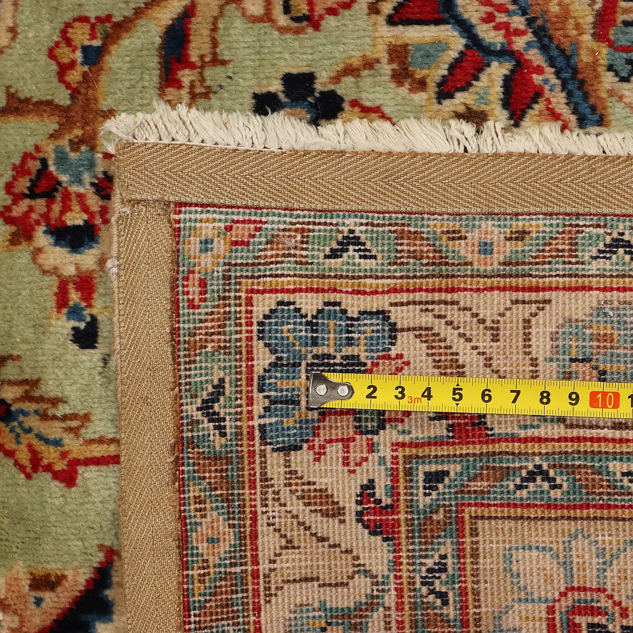 Keshan carpet in cotton and wool, 20th century 7