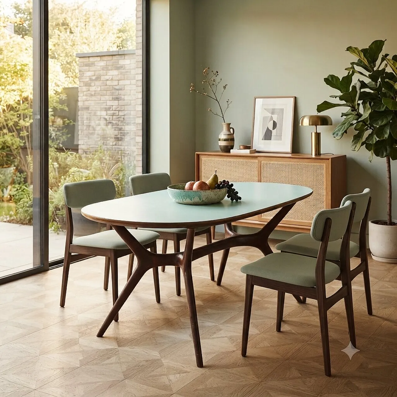 Tavolo con piano in formica, anni '60 2