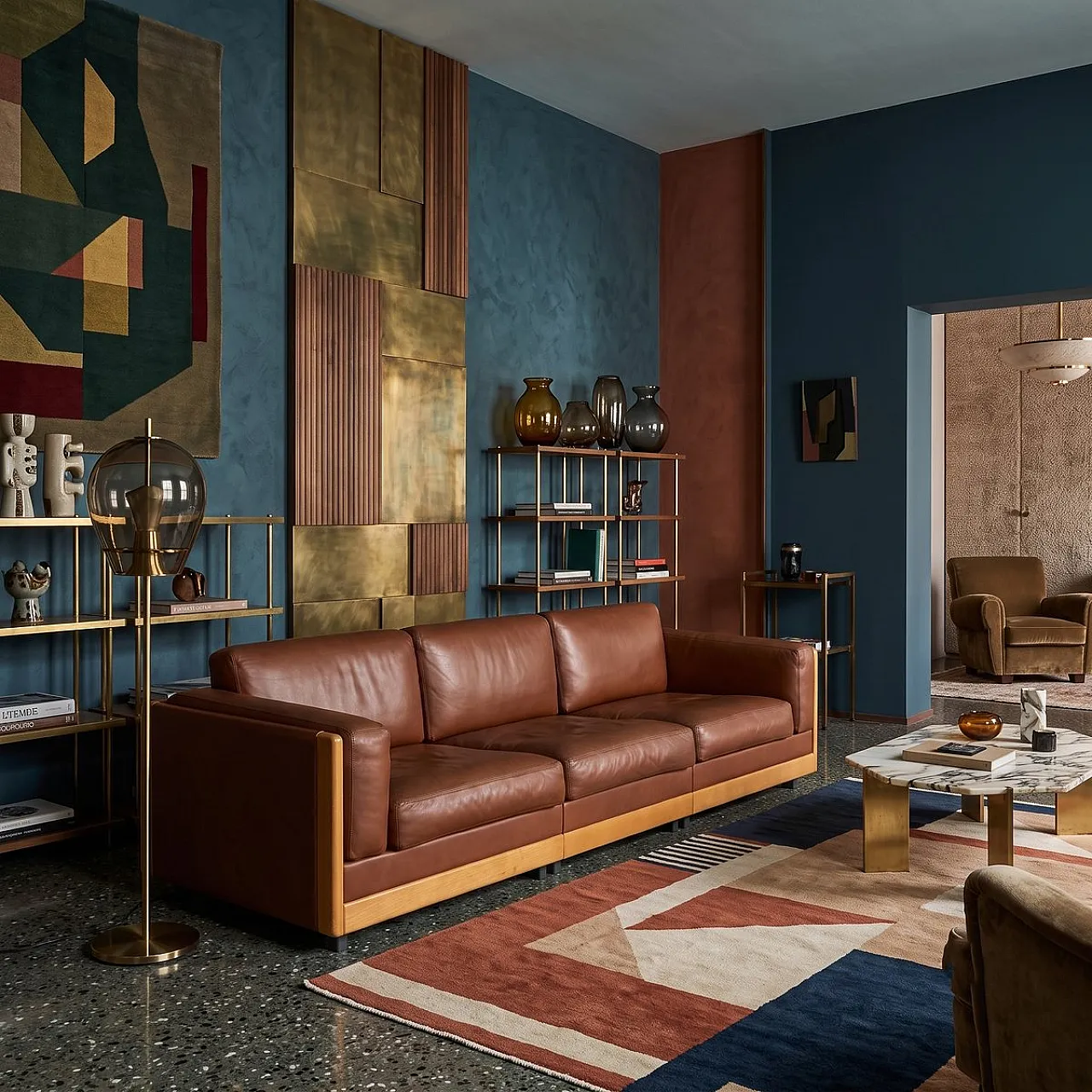 Divano nr. 920 di Afra & Tobia Scarpa per Cassina, anni '60 2