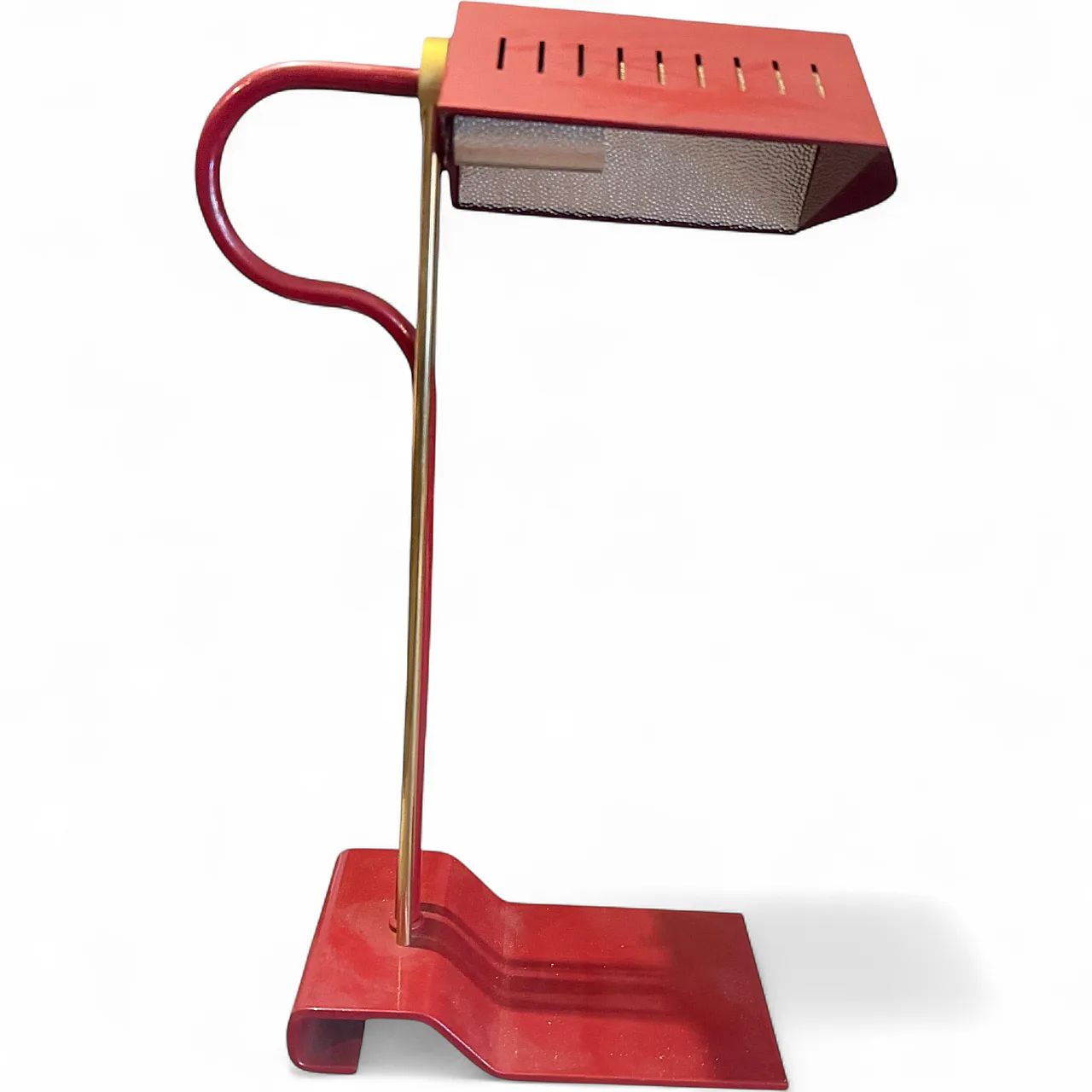 Brass and metal desk lamp by Goffredo Reggiani, 1980s 15