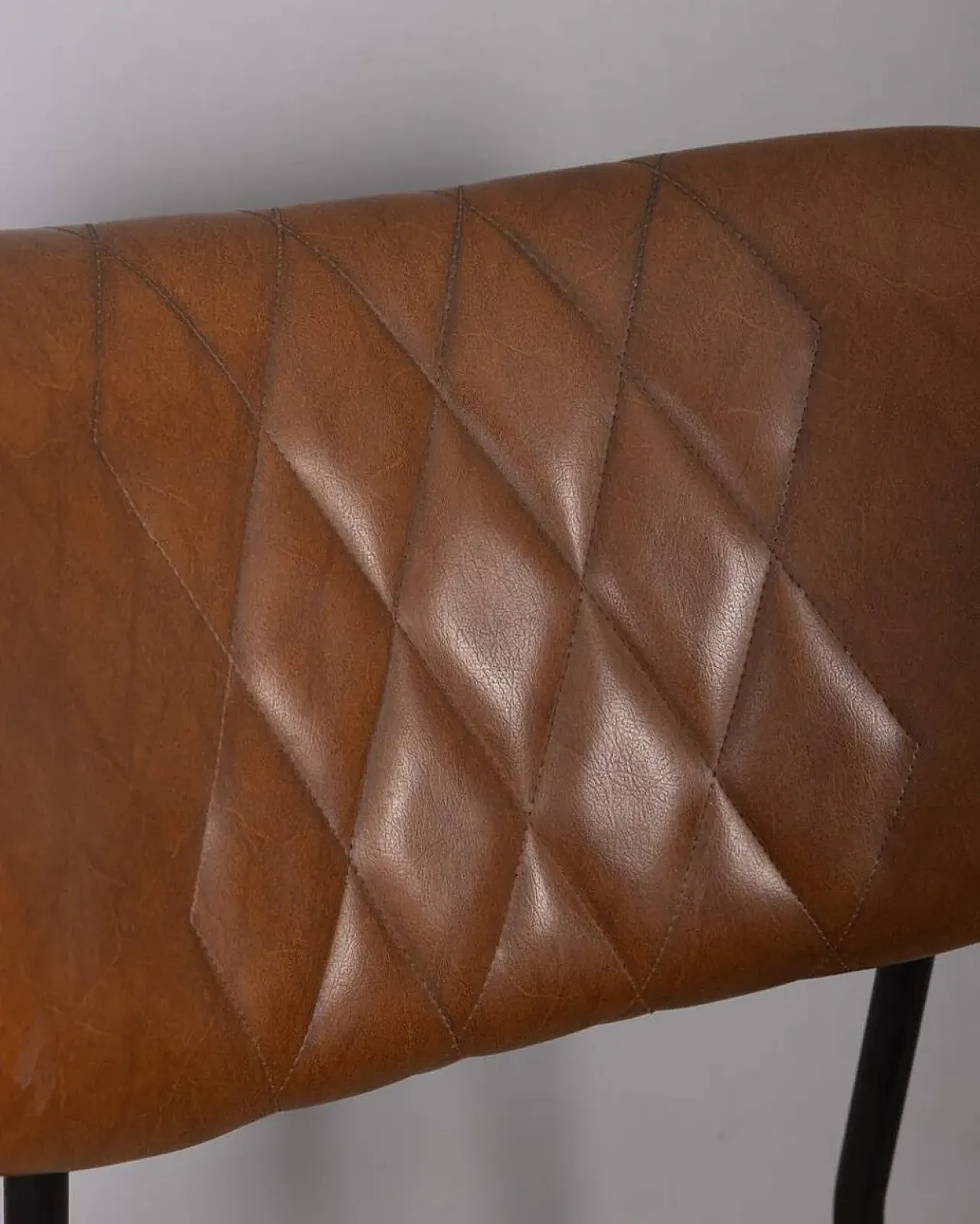 Sedia in pelle di Gastone Rinaldi per Rima, anni '50 4