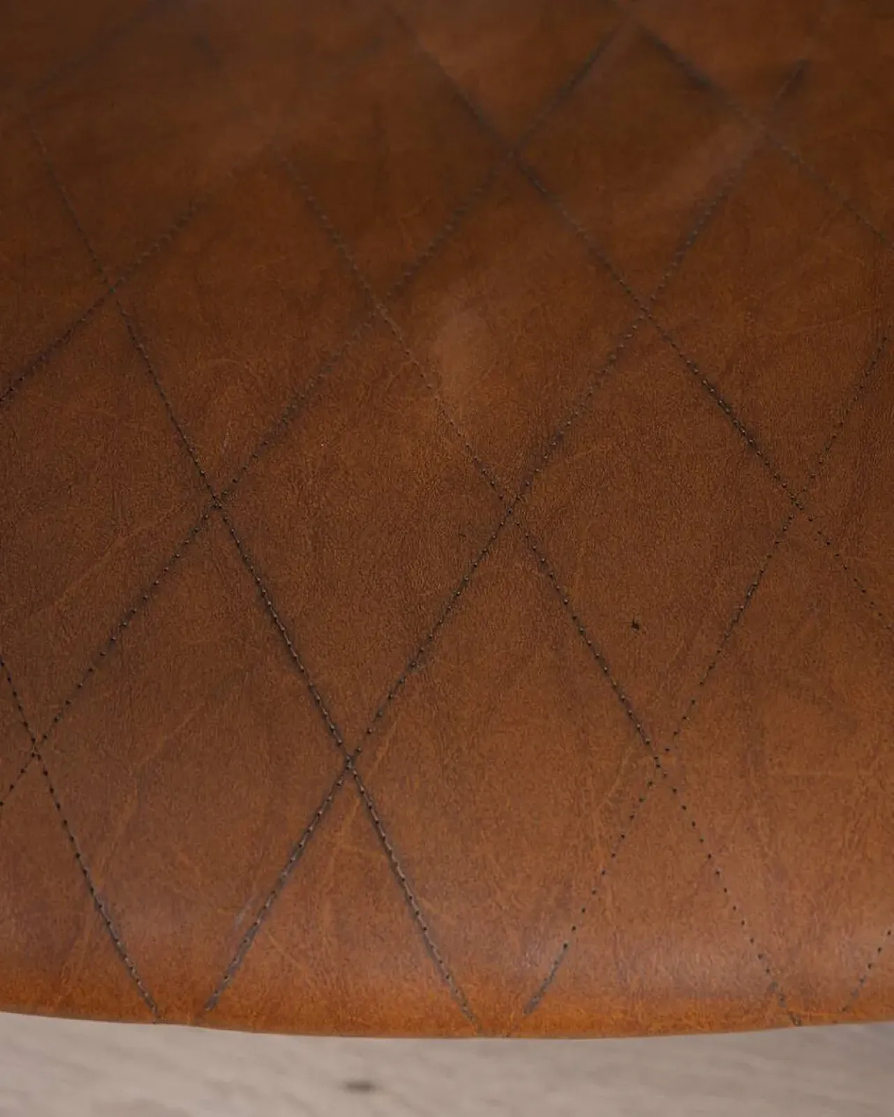Sedia in pelle di Gastone Rinaldi per Rima, anni '50 5