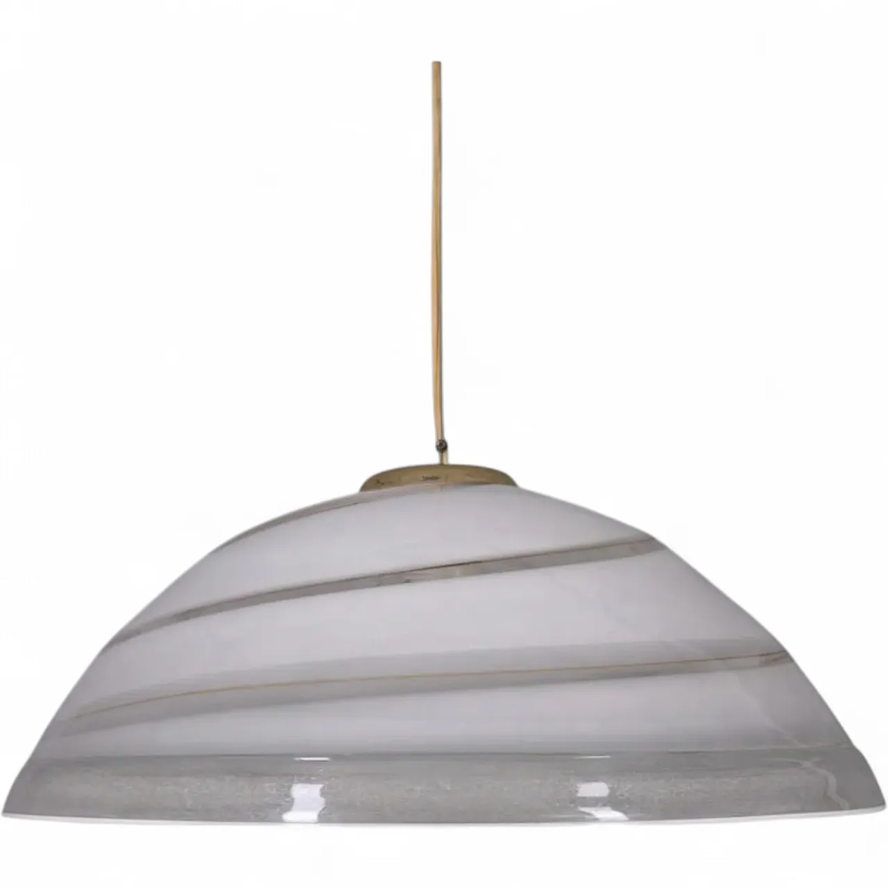 Lampadario in vetro di Murano, anni '70 10