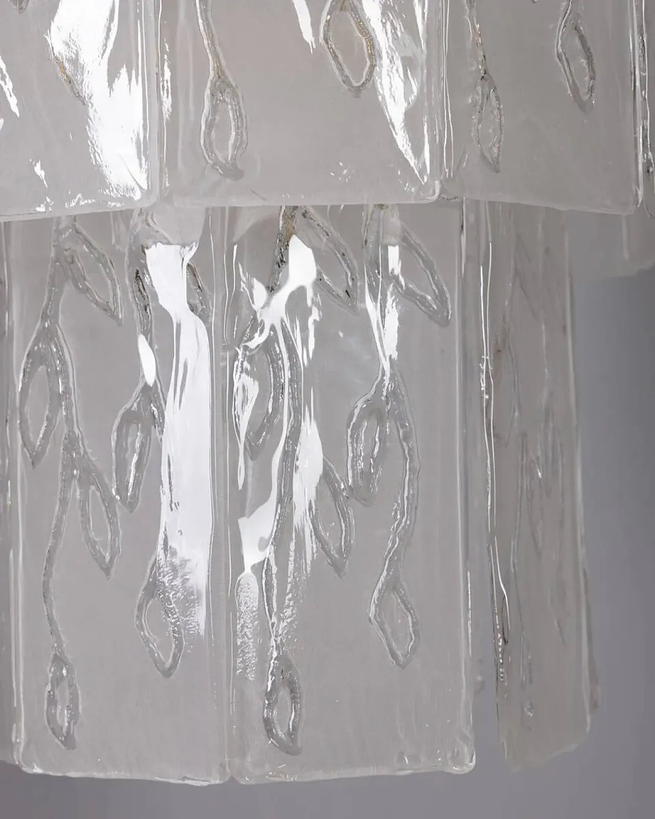 Lampadario in vetro di Murano, anni '60 6