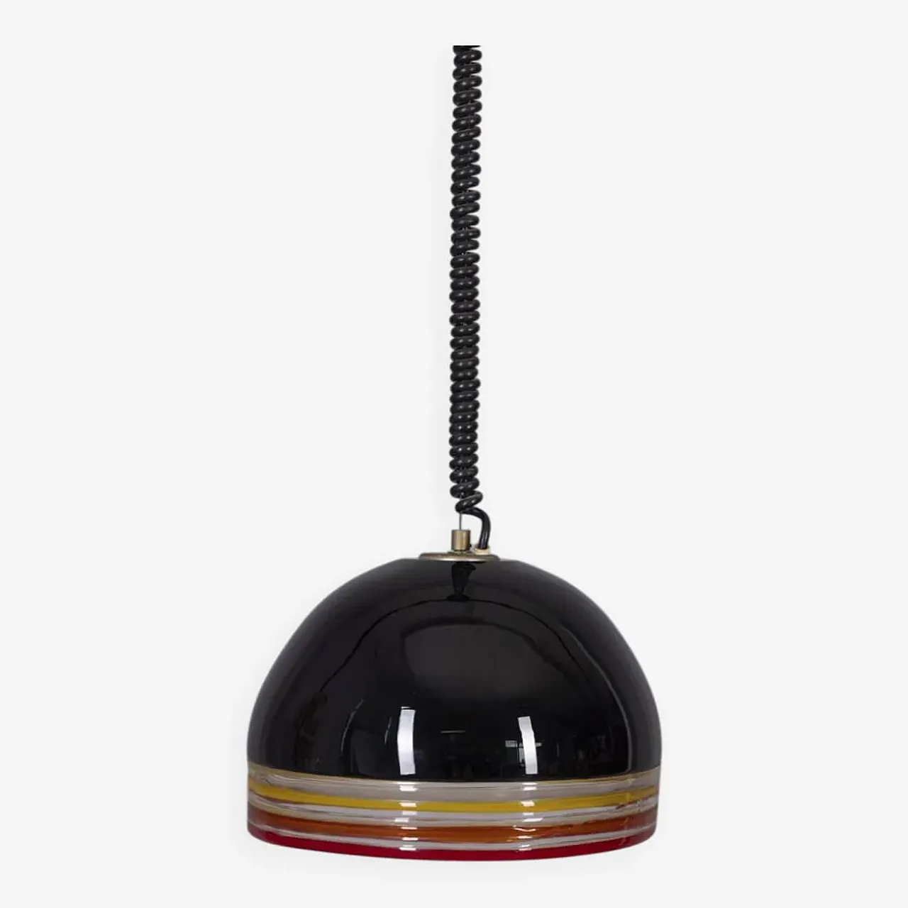 Murano glass pendant lamp  by R. Pamio and R. Toso for Leucos, 1970s 1