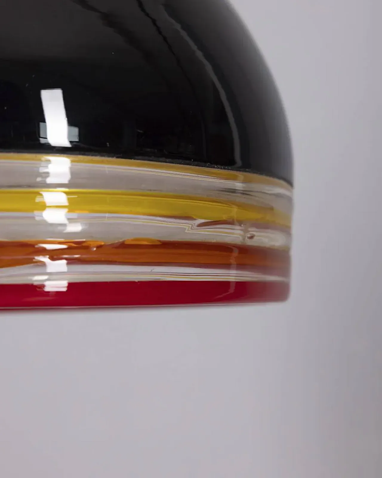 Murano glass pendant lamp  by R. Pamio and R. Toso for Leucos, 1970s 3