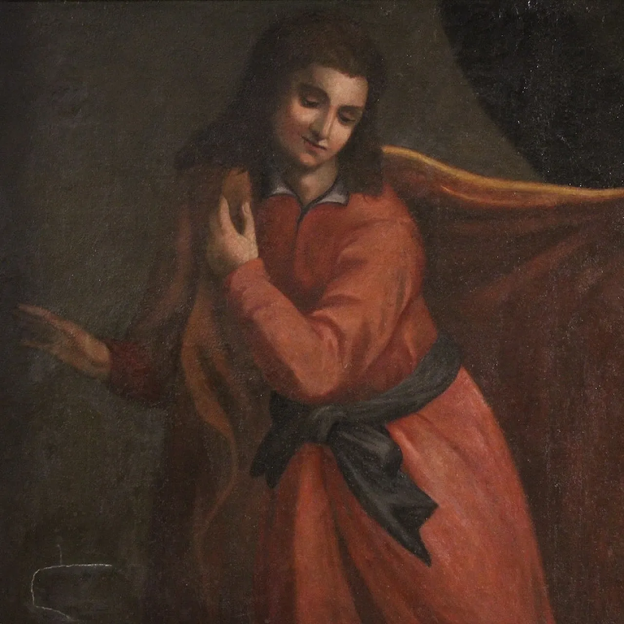 Dipinto italiano Giuseppe e la moglie di Putifarre, '600 18