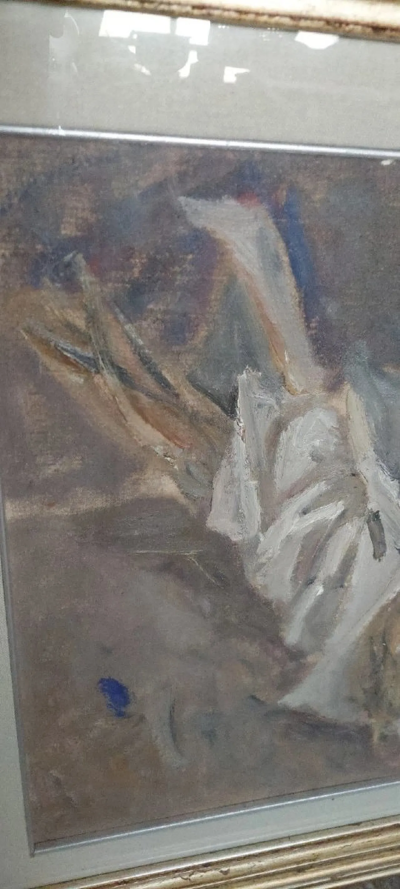 Giuseppe Manfredi, still life with flowers, oil on panel, 1970s 6