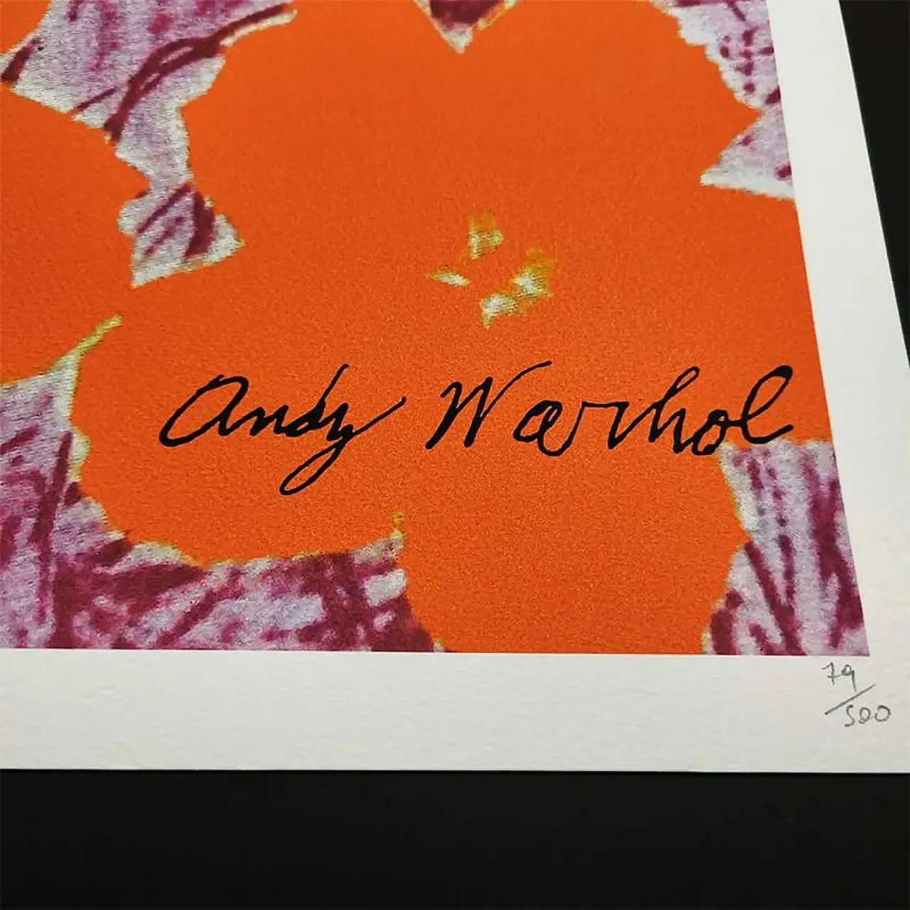 Andy Warhol, Flowers, limited edition lithograph by CMOA, 1980s 3