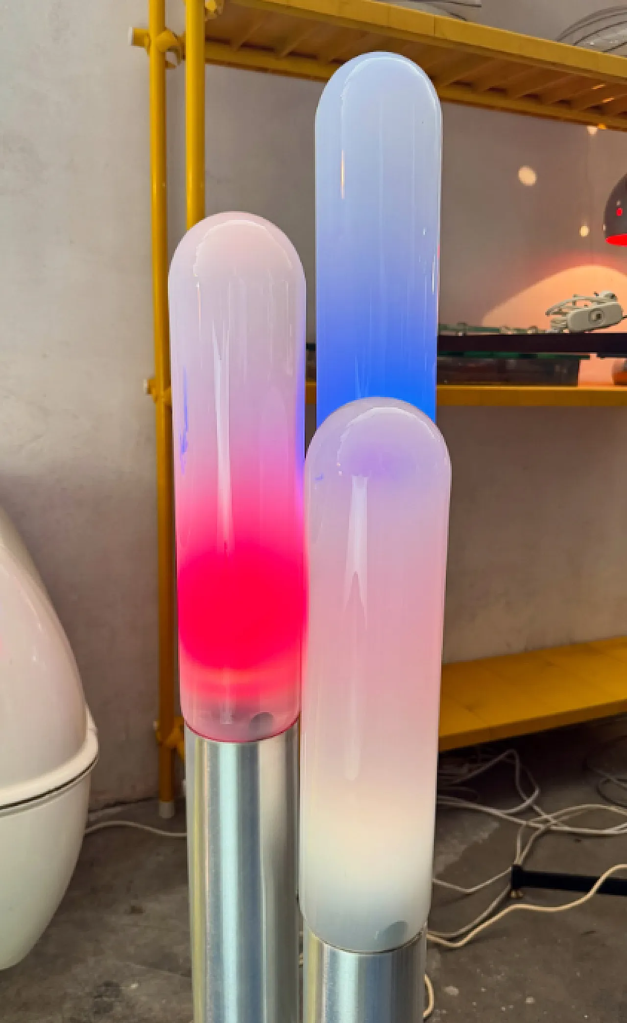 Murano glass floor lamp by Carlo Nason for Mazzega, 1970s 4