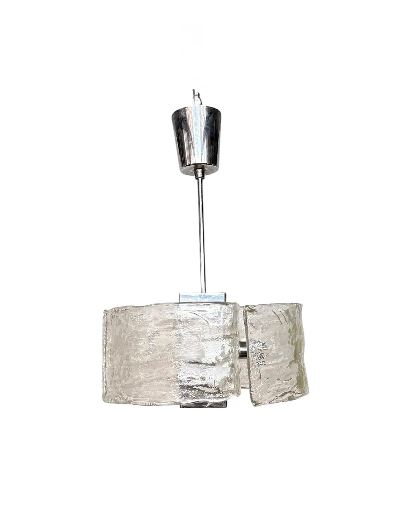 Mazzega 4-light Murano glass chandelier, 1970s 1