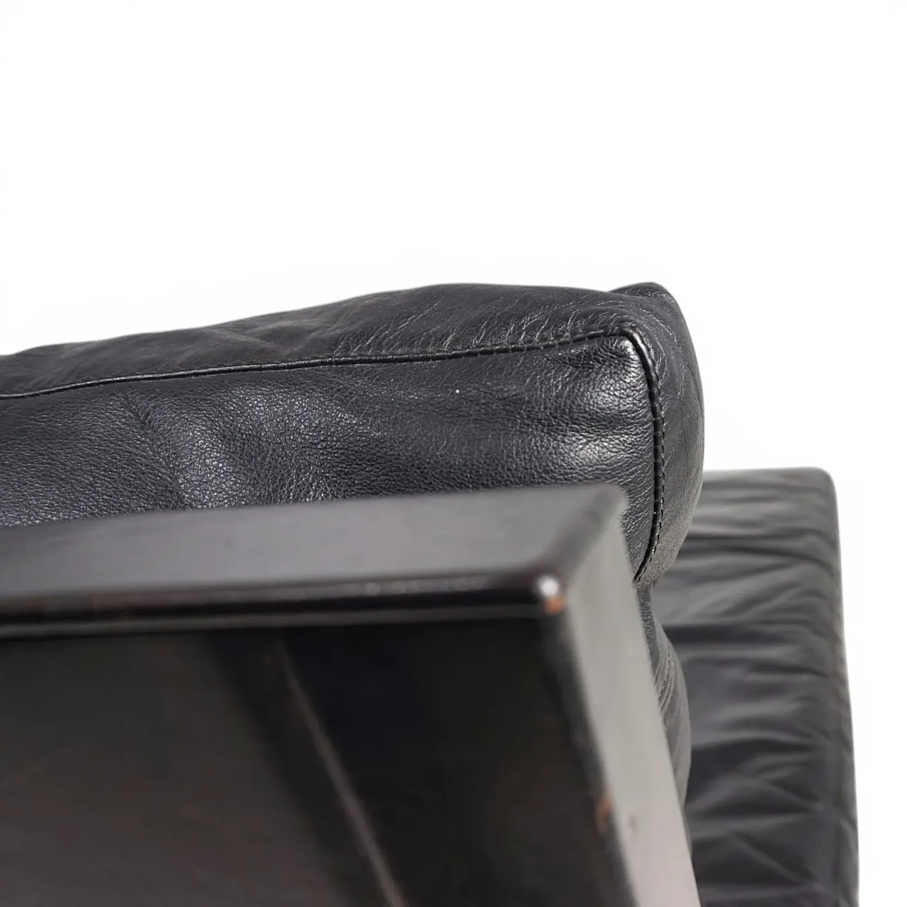 Leather chaise lounge by Antonio Citterio for B&B Italia Baisity, 1980 7