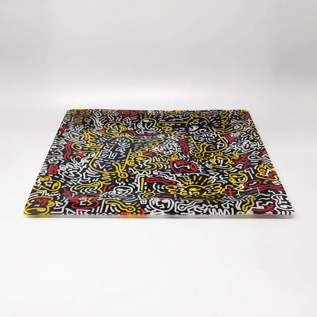 Pop Art Keith Haring serving tray by Café des Arts, 1990s 4