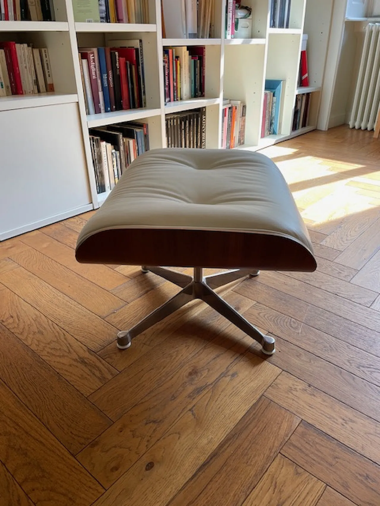 Lounge chair and pouf by Charles & Ray Eames for Vitra, 2000s 7