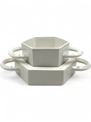 Ceramic centrepiece by Sergio Asti for Gabbianelli Italia, 1970