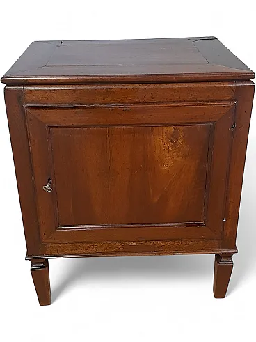 Louis XVI cabinet in walnut and poplar, 17th century