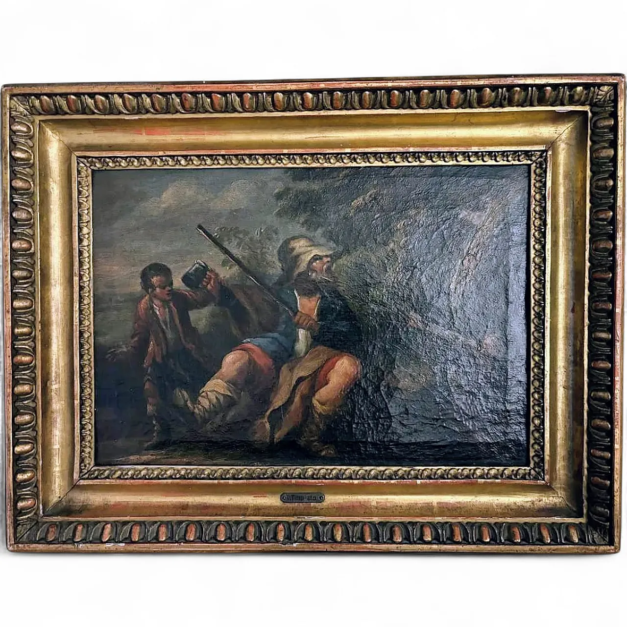 Baroque Battle Scene by Antonio Tempesta, Oil on Canvas, 17th Century 15