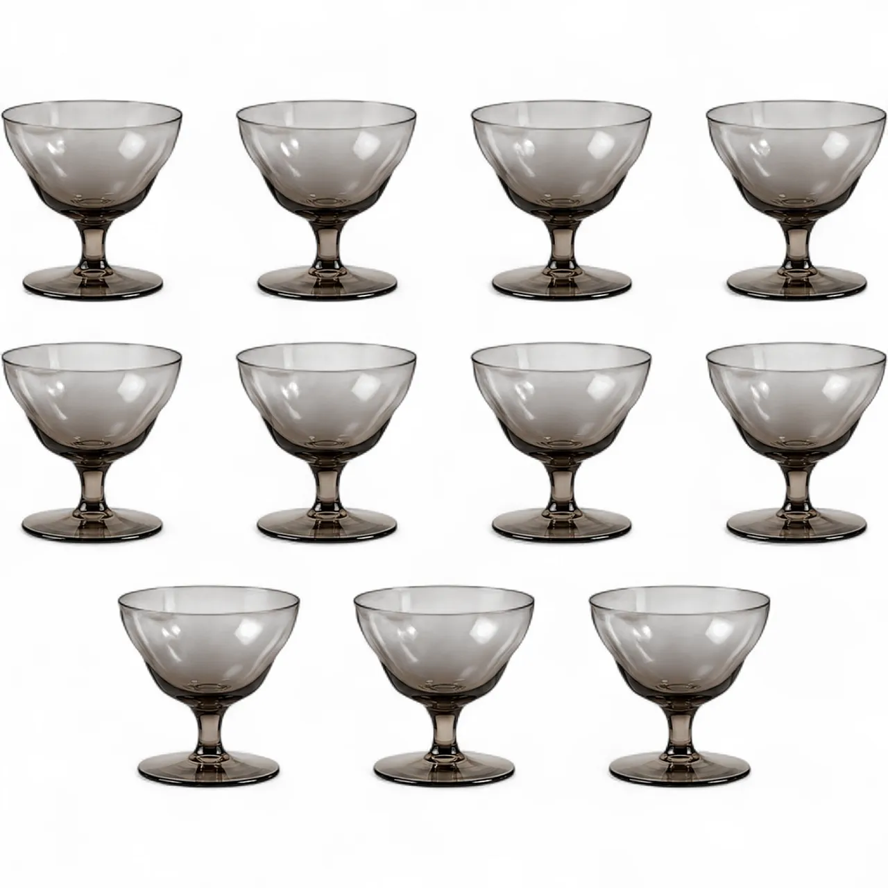 11 Liqueur Glasses by Daum Nancy, early 20th Century 19