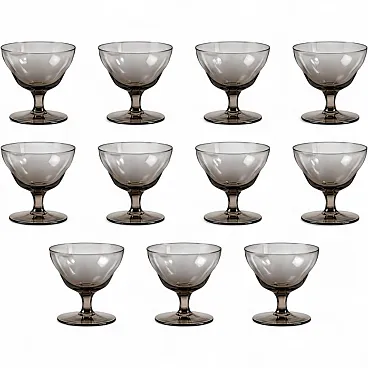 11 Liqueur Glasses by Daum Nancy, early 20th Century