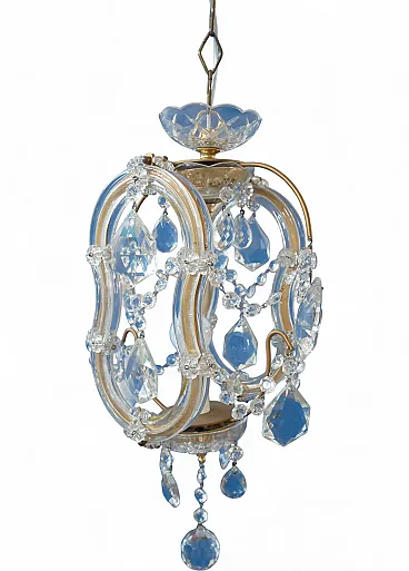 Small Vintage chandelier from the 1950s