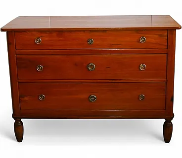 Dresser in antique solid elm, Mid 19th century