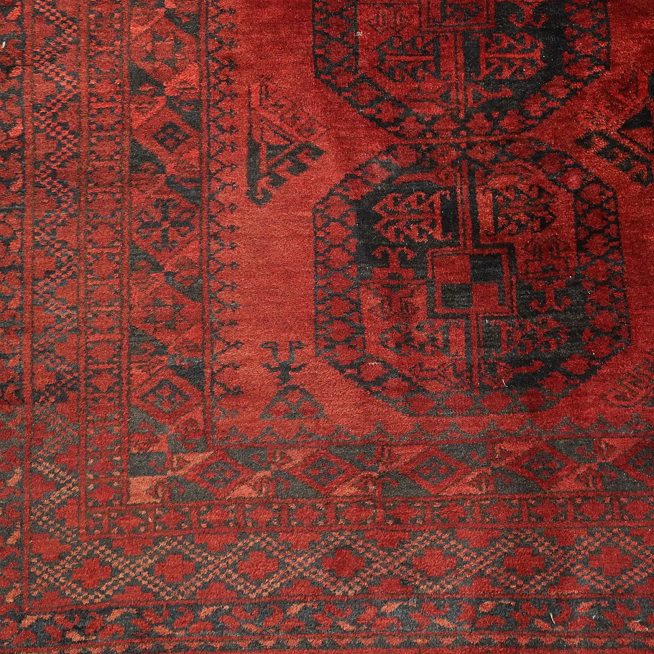 Bokara rug in wool, 20th century 5