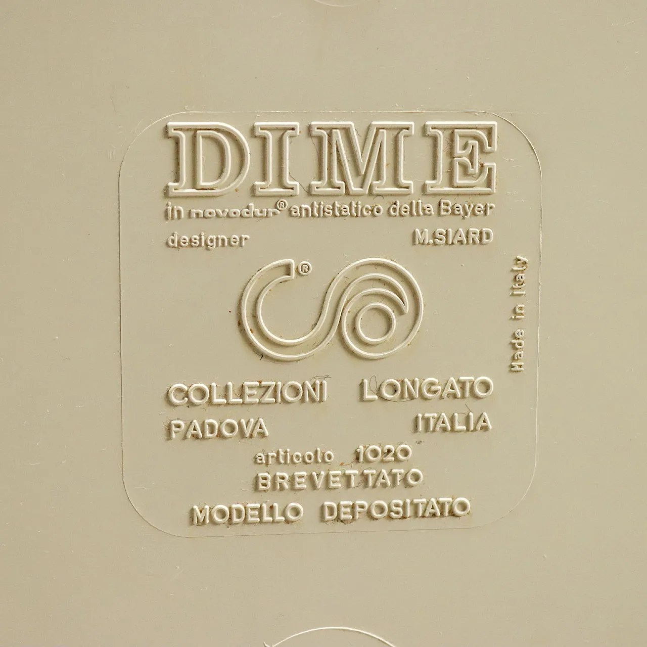 Dime storage unit longato collections, 20th century 10