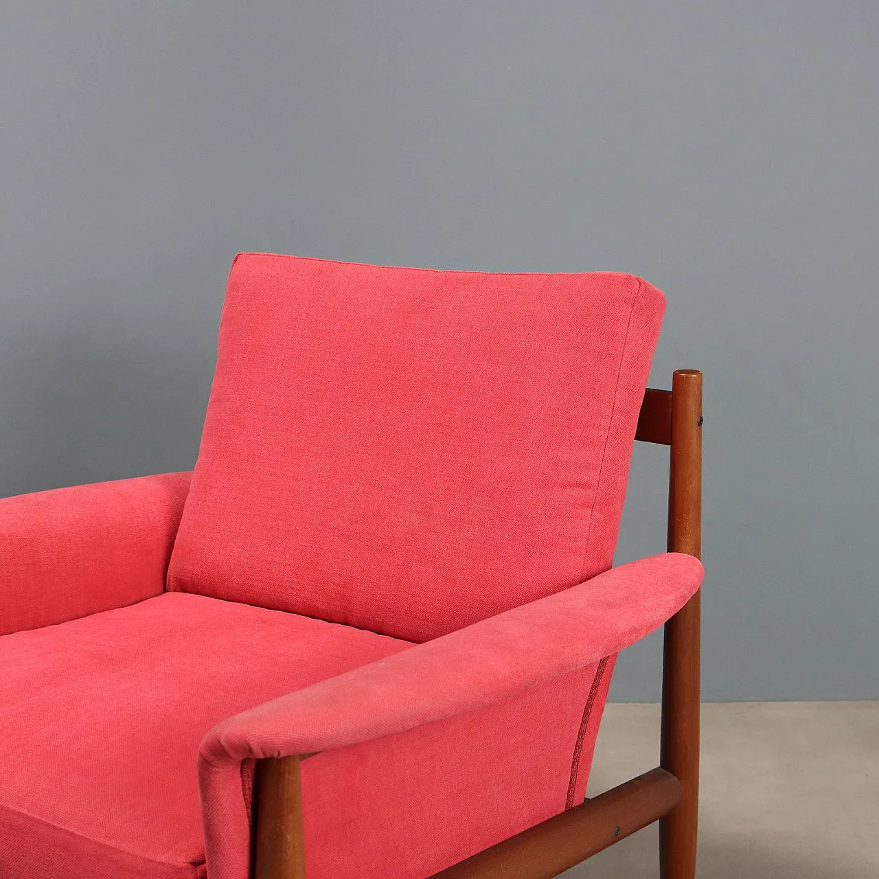 Pair of 118 armchairs by Grete Jalk for France & Son, 1960s 5