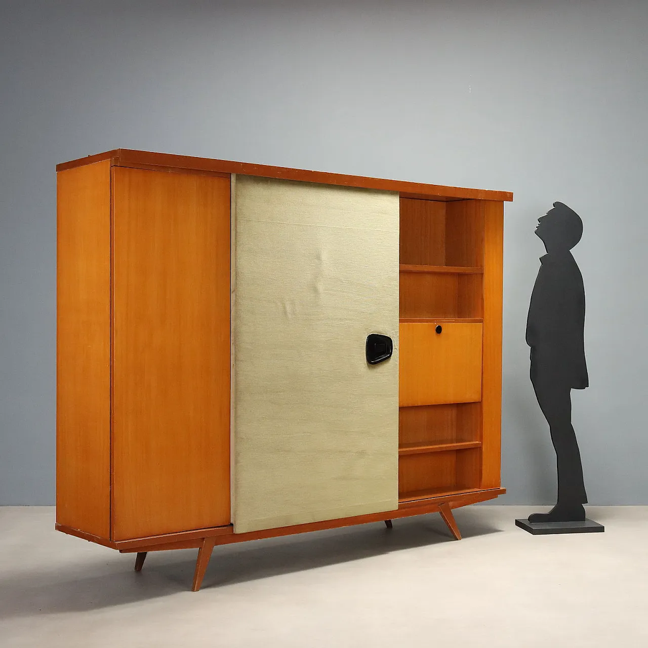 Furniture with sliding door, 1960s 2