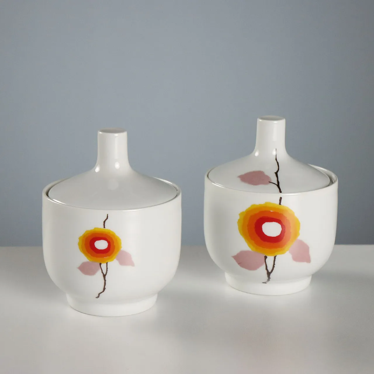 Hutscenreuther Manufacture tea and coffee service, 20th century 7