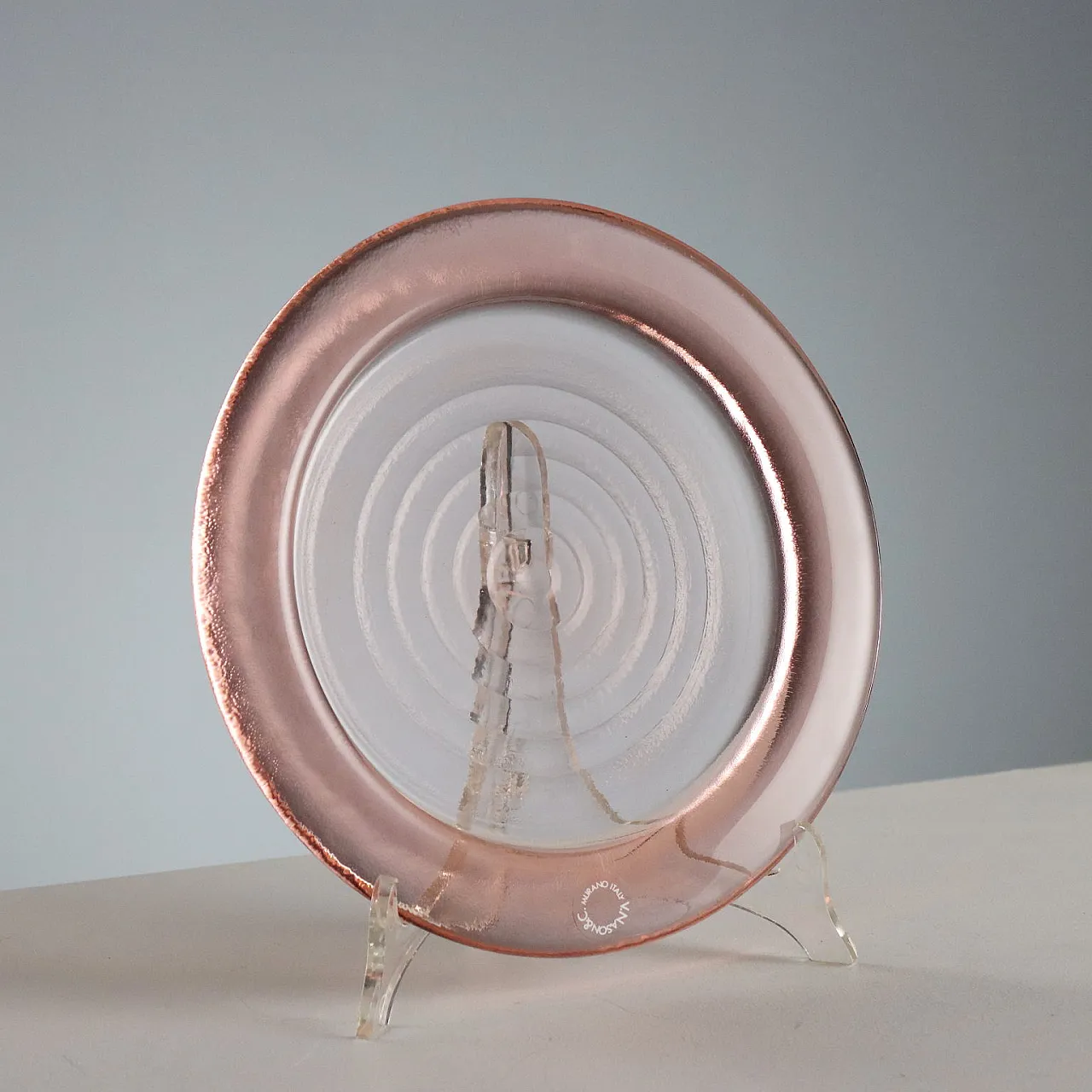 Glass plate by Nason & Co., 20th century 1