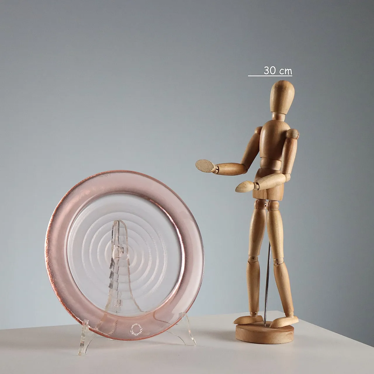 Glass plate by Nason & Co., 20th century 2