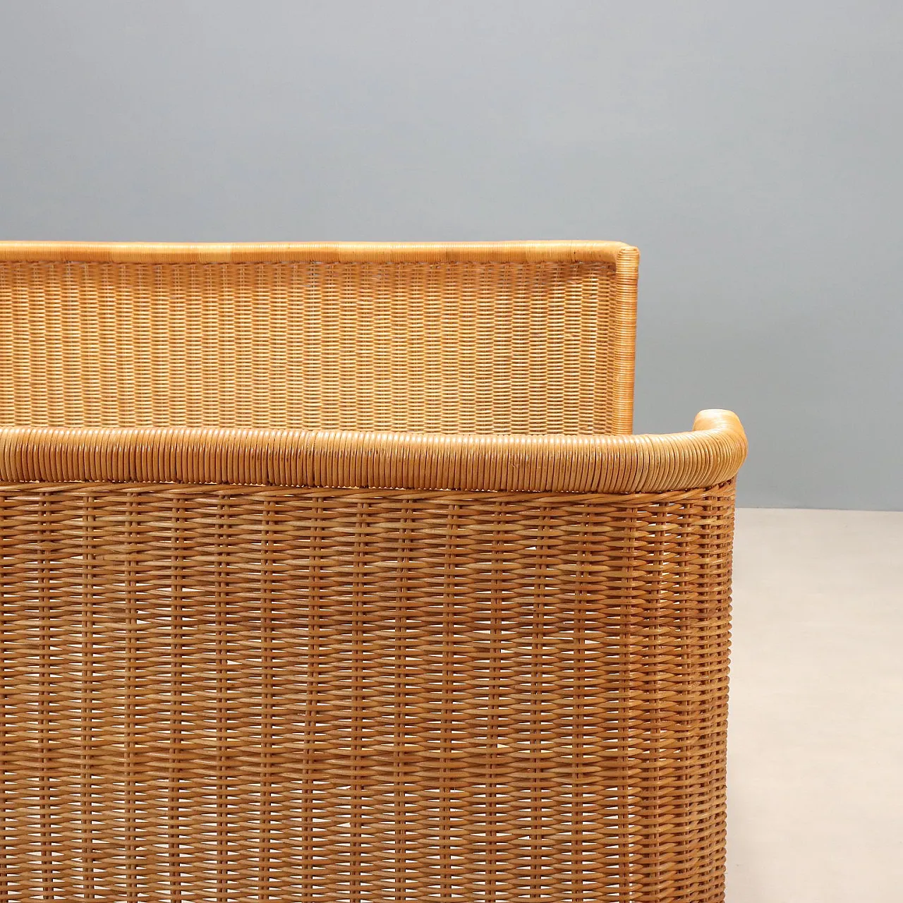 Wicker bed, 1980s 5
