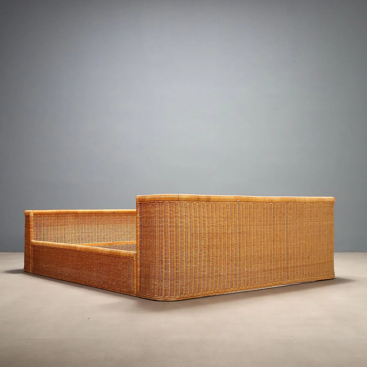 Wicker bed, 1980s 8