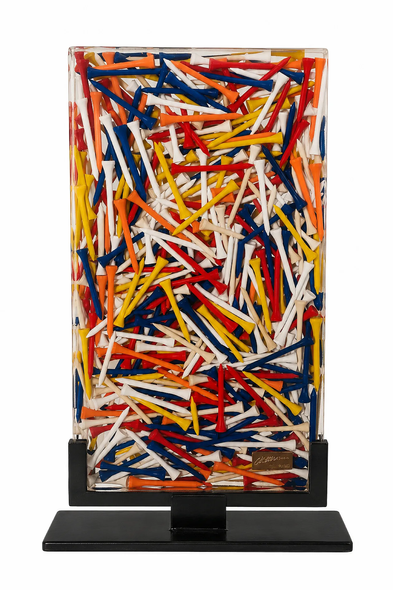 Arman Golf Tees 2003 HC 4/20 Archivi Durand Ruel Accumulo Scultura 1