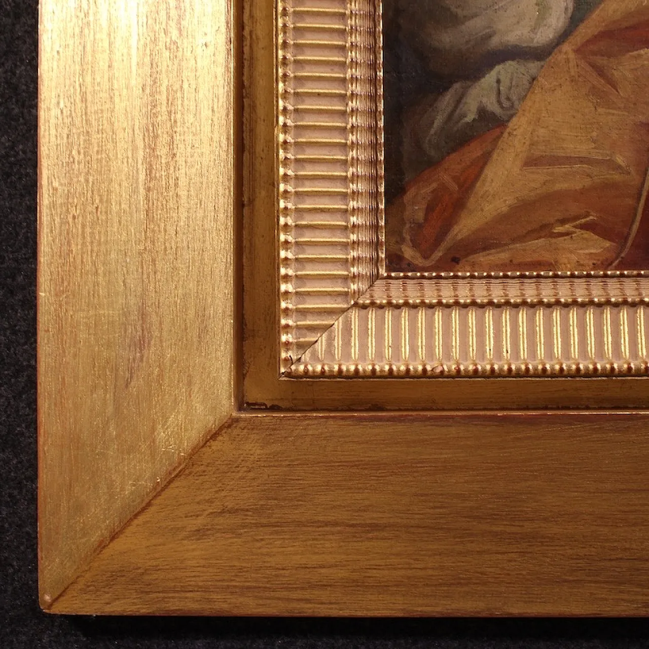 Quadro firmato Pompeo Massani, allegoria della Vittoria, '900 12