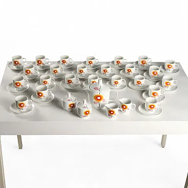 Hutscenreuther Manufacture tea and coffee service, 20th century