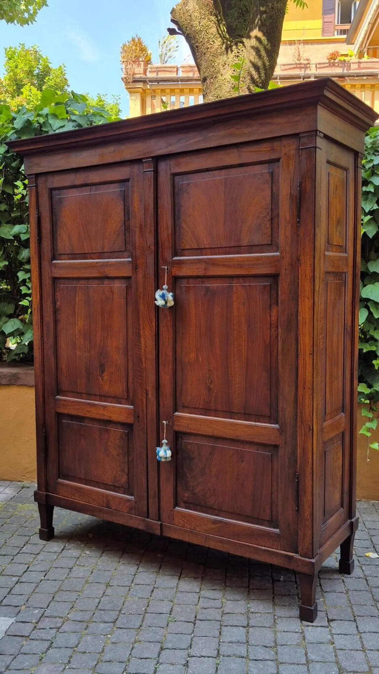 Armadio credenza Luigi XVI pannellato, ‘700 7