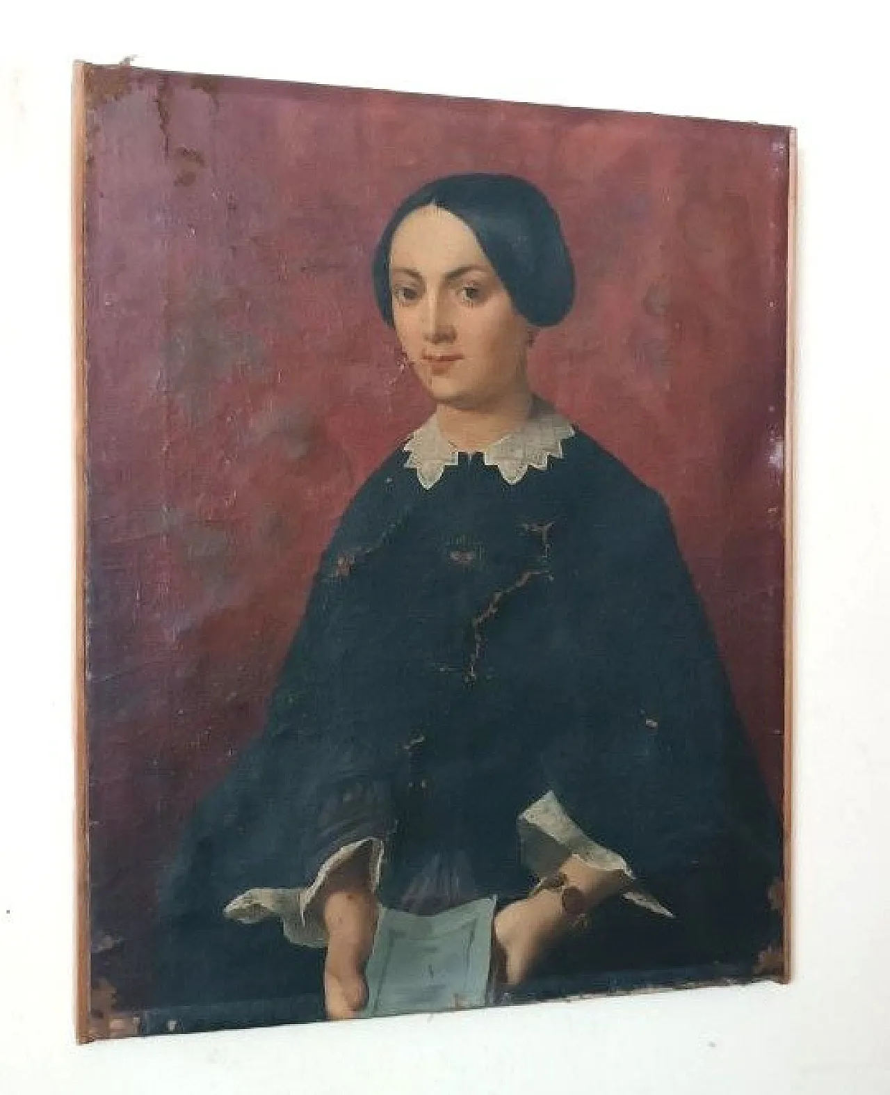Portrait of a Woman, oil on canvas, mid-19th century 2