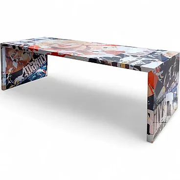 “Marilyn, the most beautiful woman” table by Mimmo Rotella - Marco Ferreri, Italy