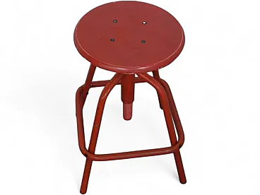 Adjustable 4-legged stool 1980